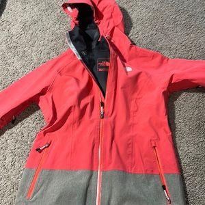 the north face rain zip up